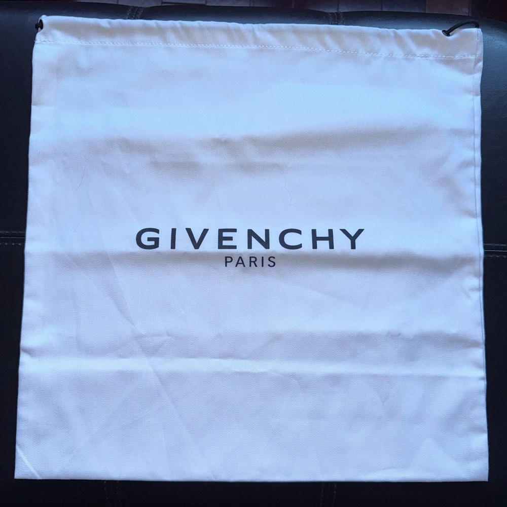 Givenchy Dust Bag | Small to Medium Size | White & Black | 15” x 15”